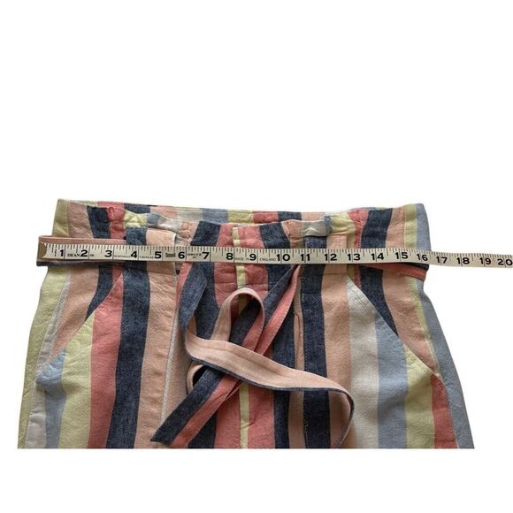 Indigo Rein striped linen blend joggers - M - Picture 6 of 8